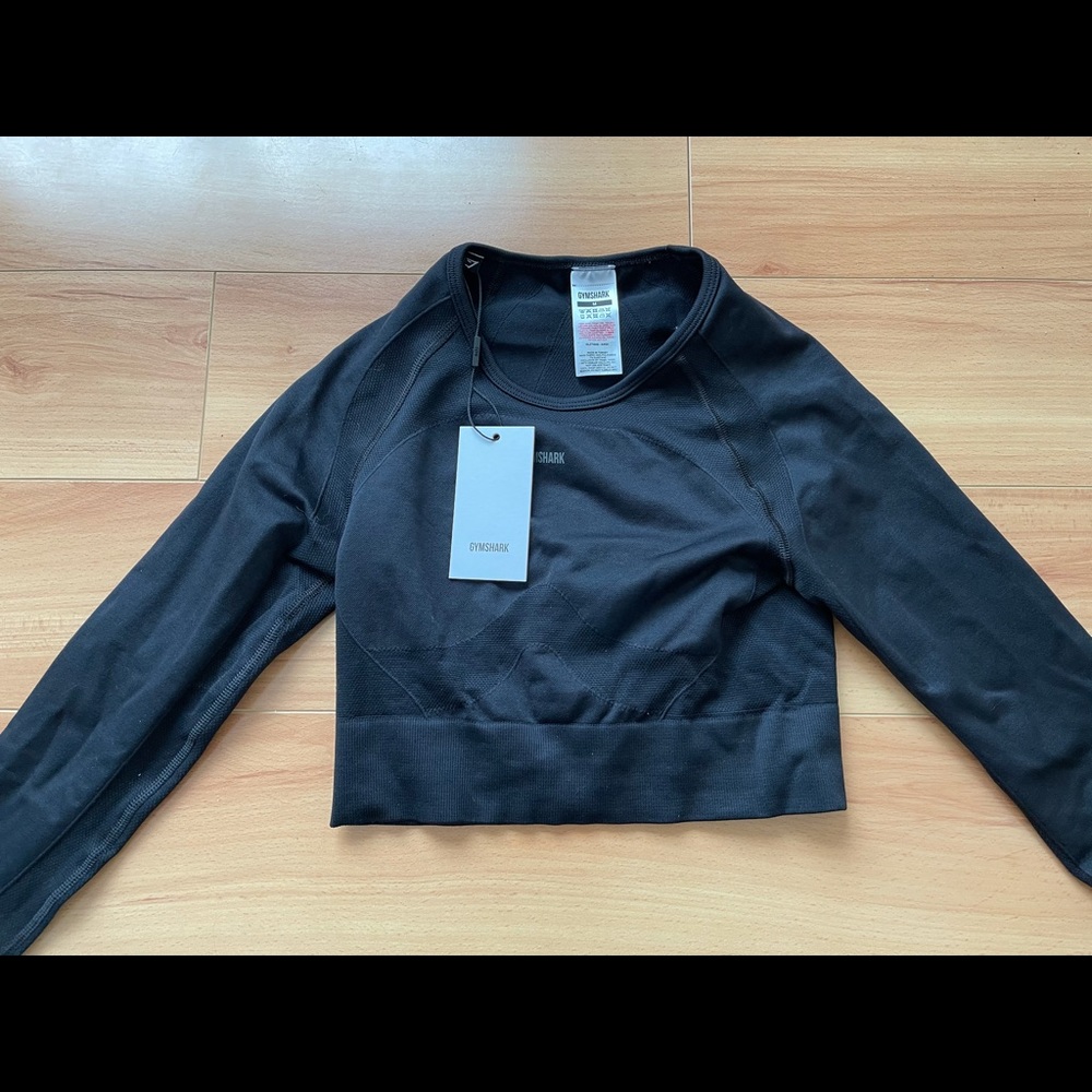 gymshark long sleeve crop top
